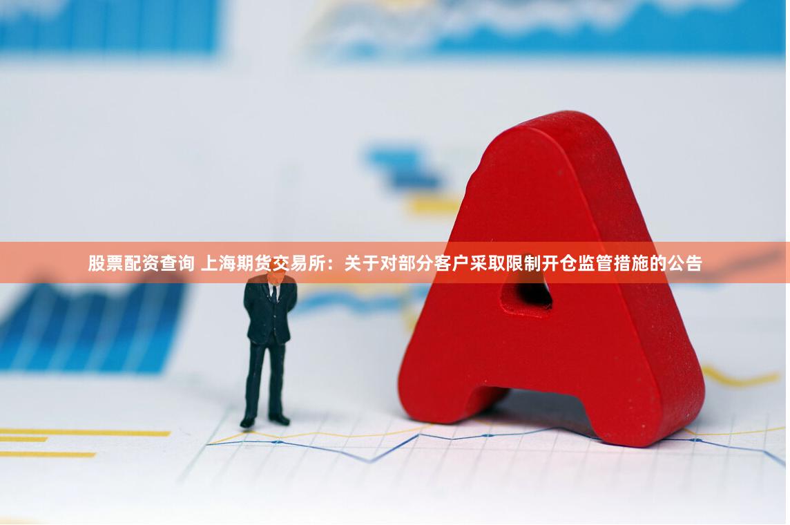 股票配资查询 上海期货交易所：关于对部分客户采取限制开仓监管措施的公告